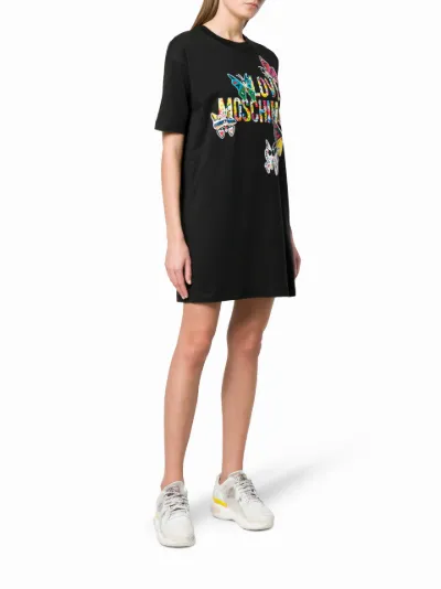 Love Moschino butterfly logo shift dress Eraldo US