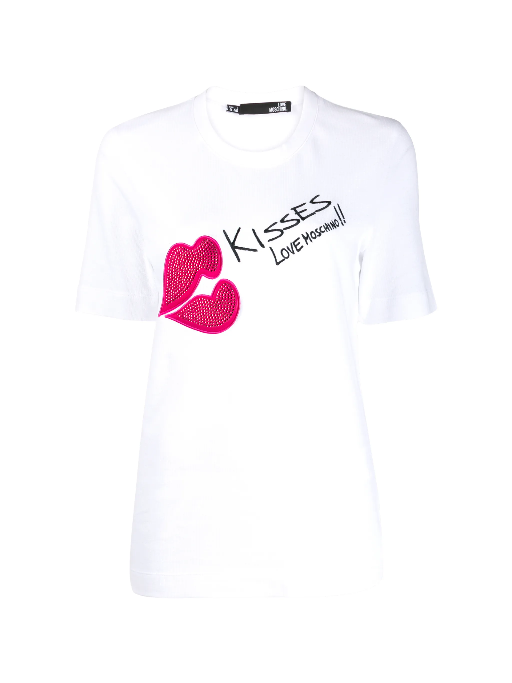 Love Moschino embellished kiss T-shirt | Eraldo.com FR