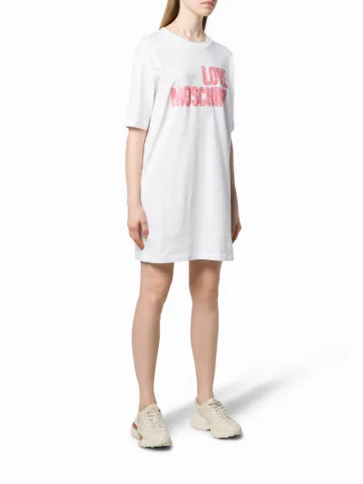 Moschino oversized t shirt dress best sale