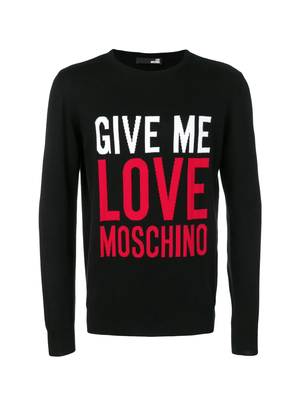 Moschino all over print jumper best sale