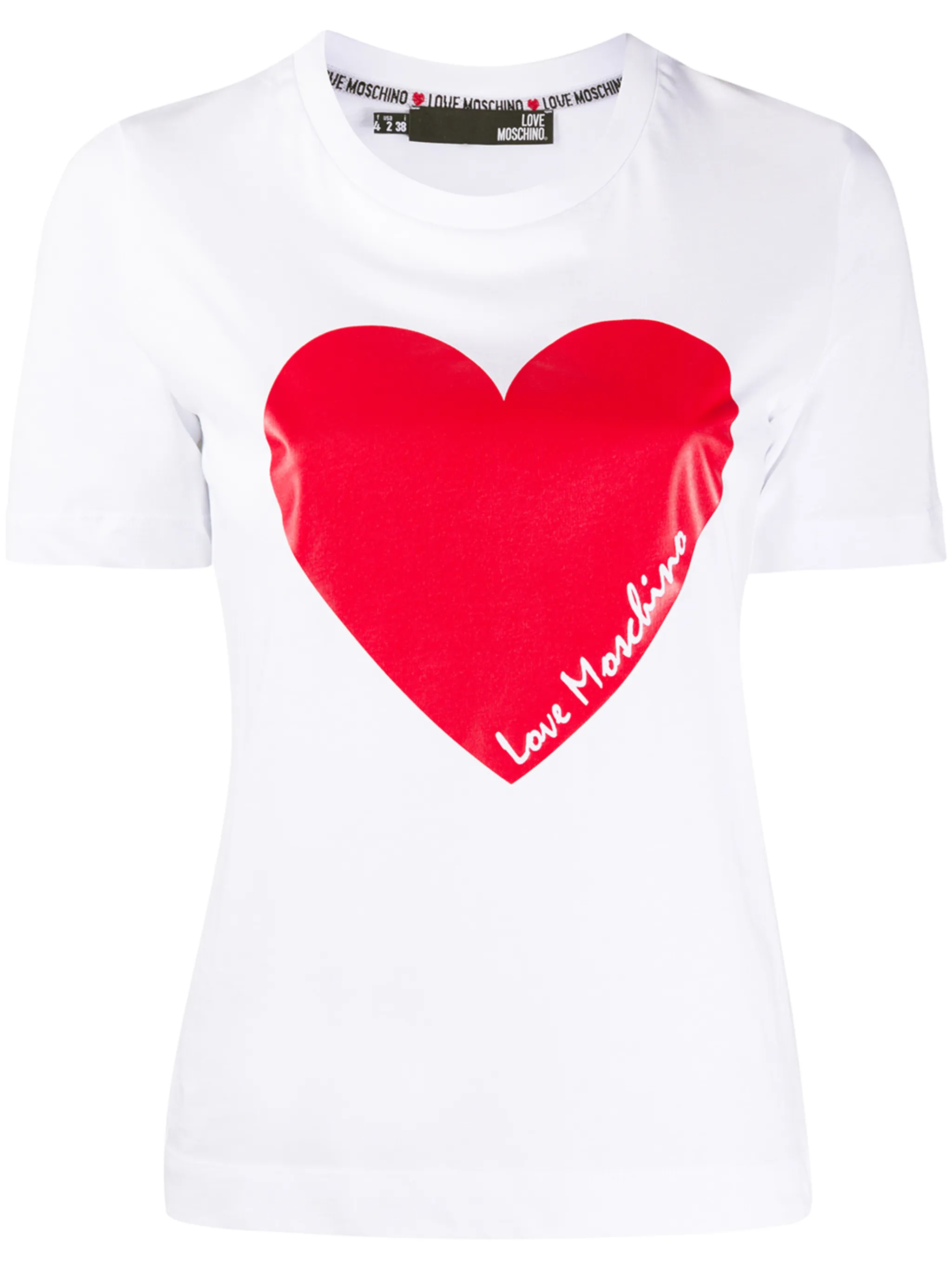Love Moschino heart logo T-shirt | Eraldo.com US