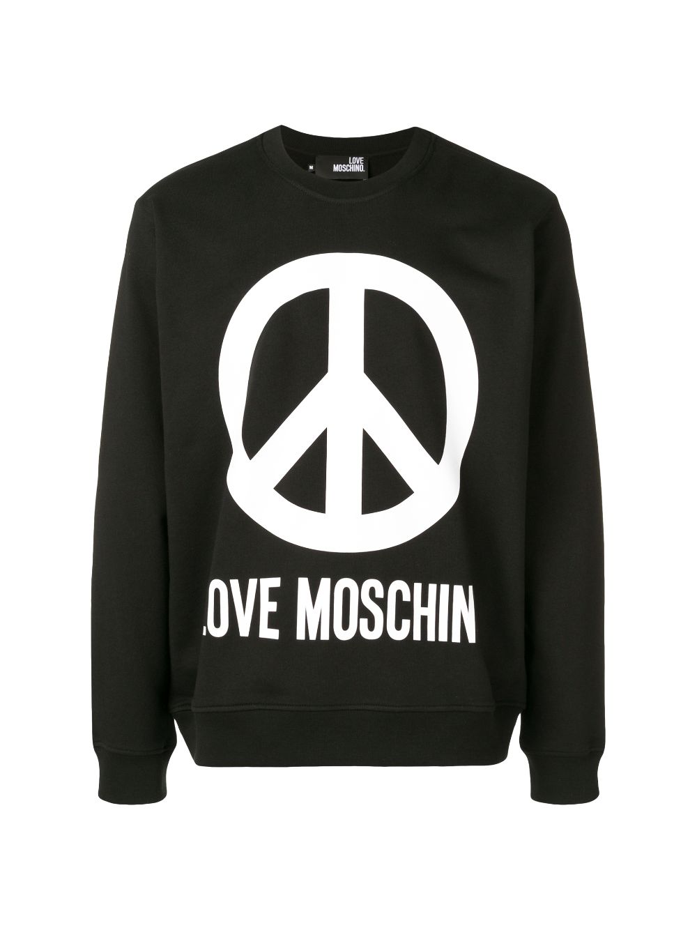 Love moschino sweatshirt black hotsell