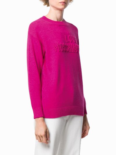 Love moschino rose on sale jumper