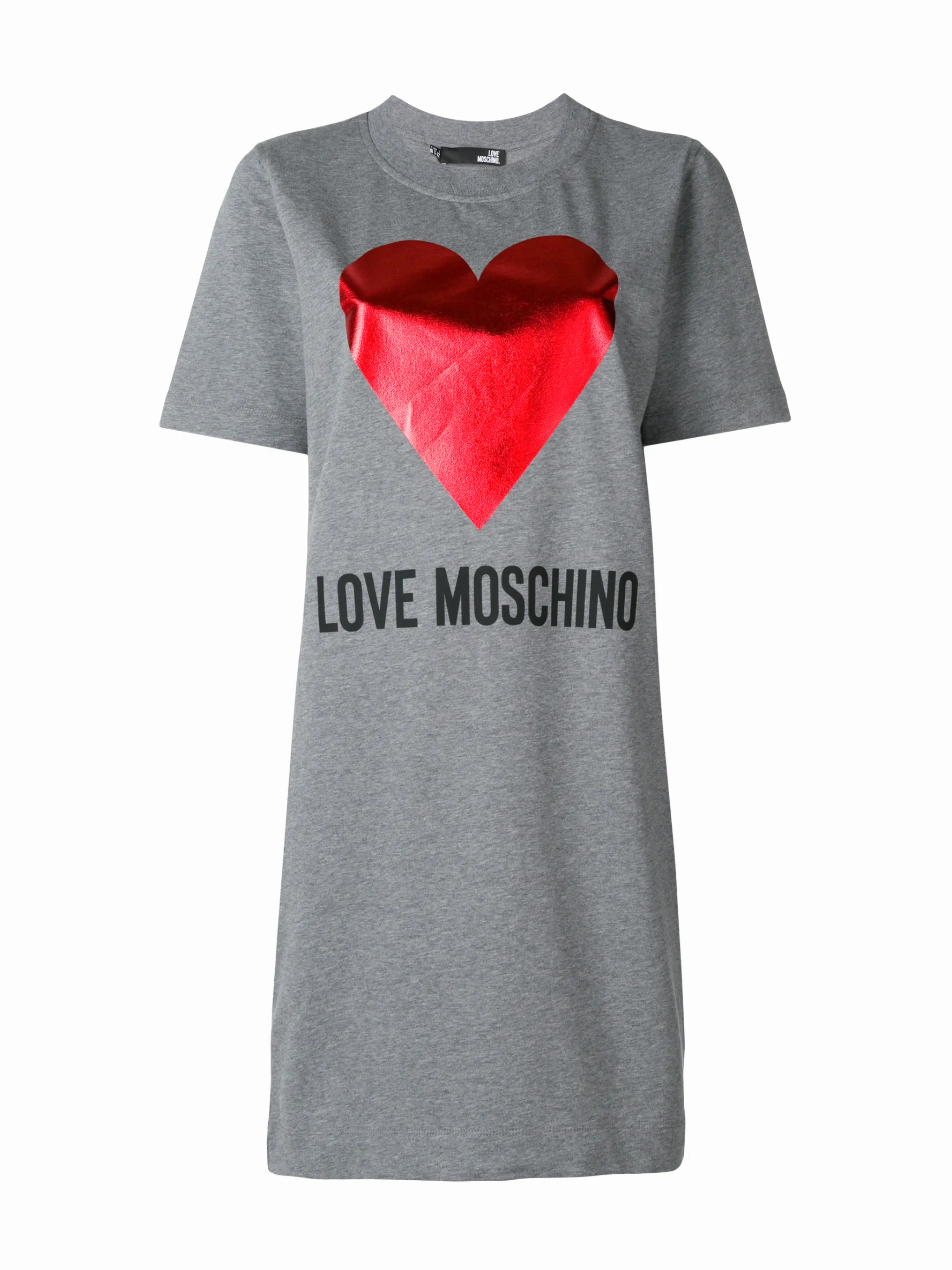 LOVE MOSCHINO WOMEN'S GLITTER STAR sold LOGO T-SHIRT DRESS