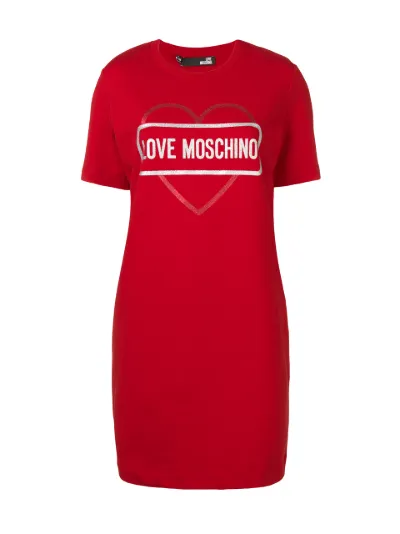 Love Moschino logo T shirt dress Eraldo US