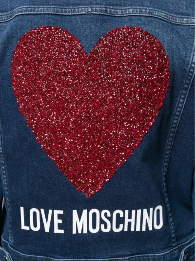 Love moschino red jacket best sale