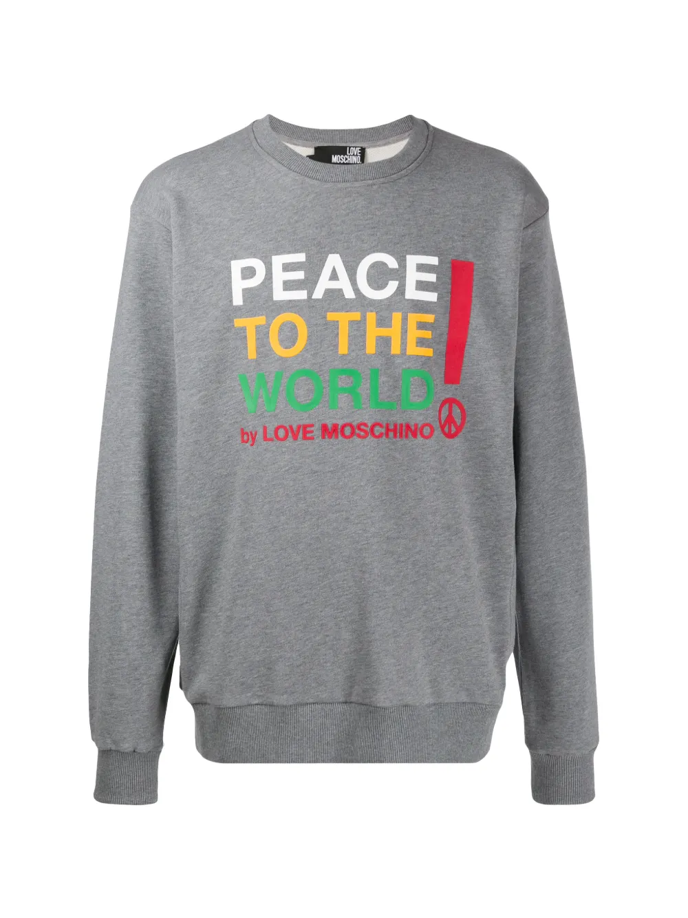 moschino peace sweatshirt