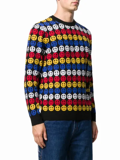 Moschino all over print jumper best sale