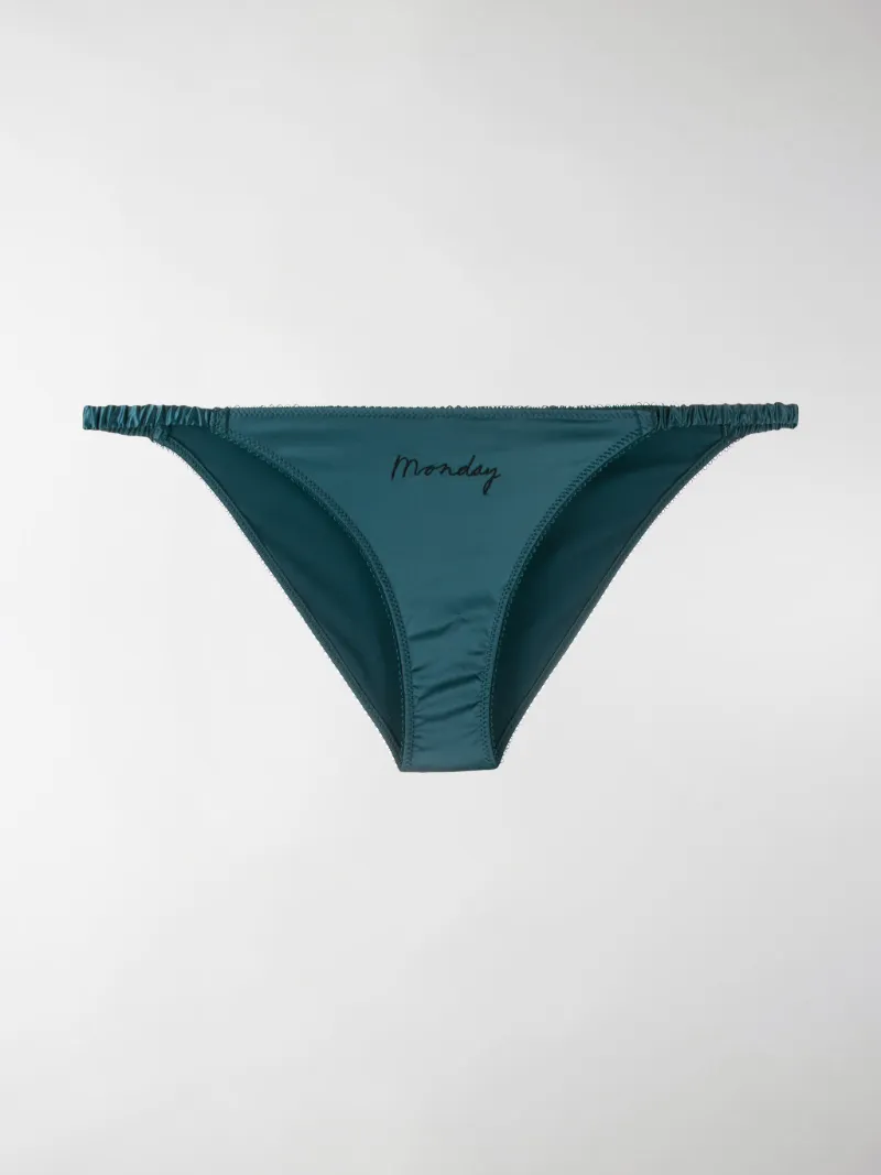 Love Stories Set da cinque slip Weekday blu | MODES