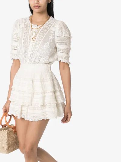 love shack fancy white eyelet dress