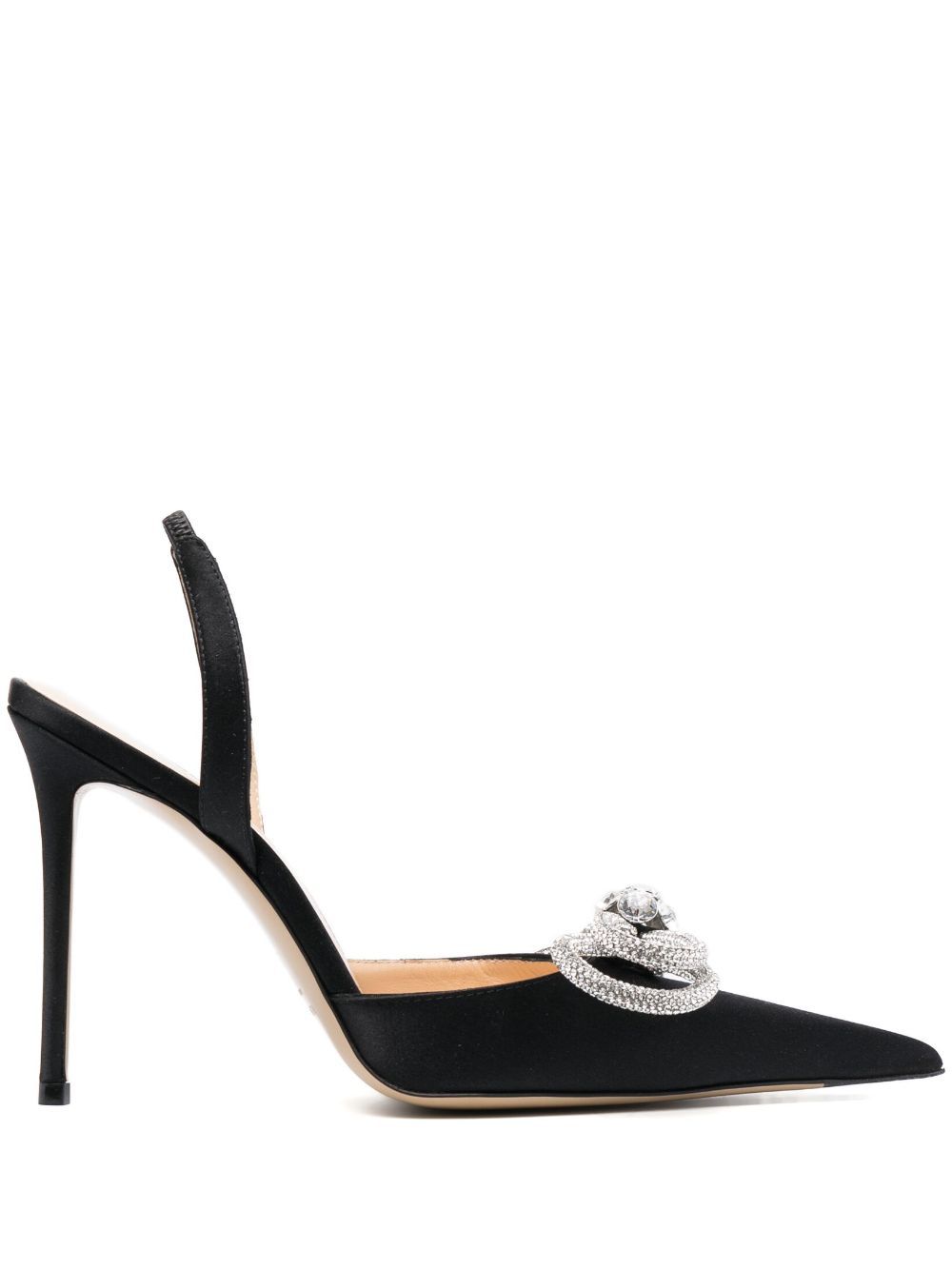 Double Bow 100mm slingback pumps | MACH & MACH | Eraldo.com US