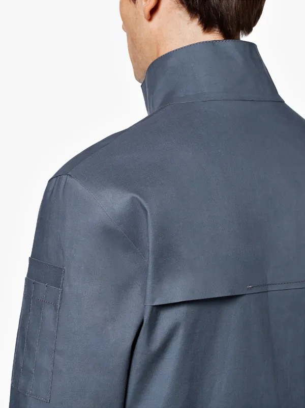 Grey Bonded Cotton 0003 Workers Jacket