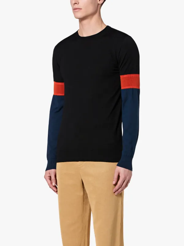 Black Cotton 0004 Crewneck Sweater