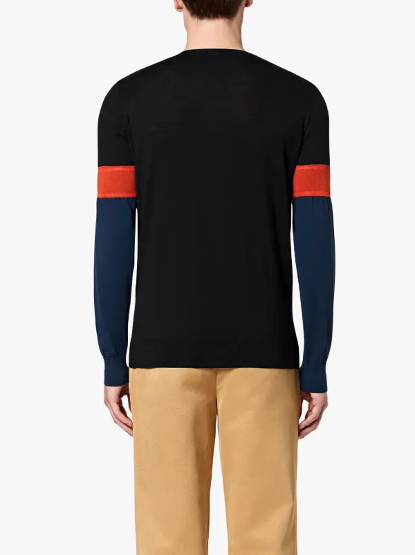Black Cotton 0004 Crewneck Sweater