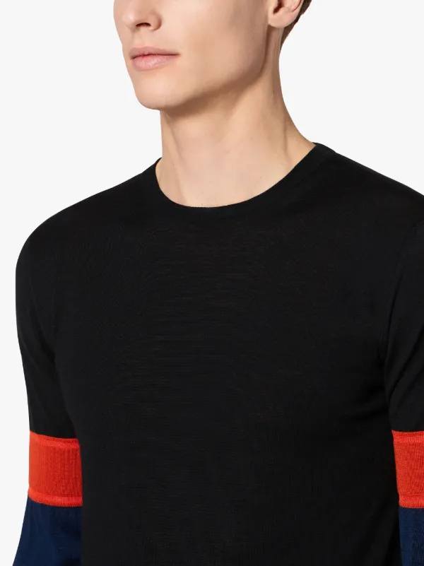 Black Cotton 0004 Crewneck Sweater