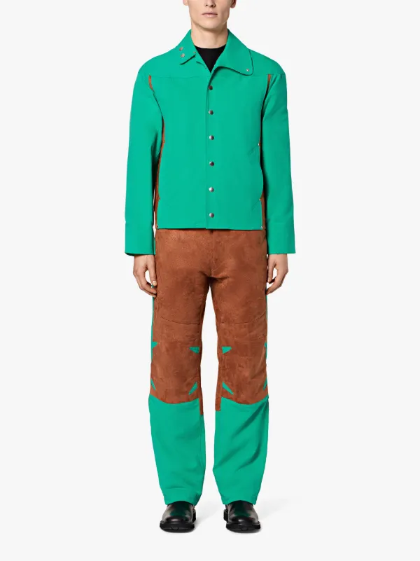 Chestnut & Turquoise 0004 Technical Trousers