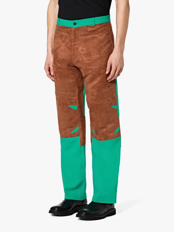 Chestnut & Turquoise 0004 Technical Trousers | Mackintosh