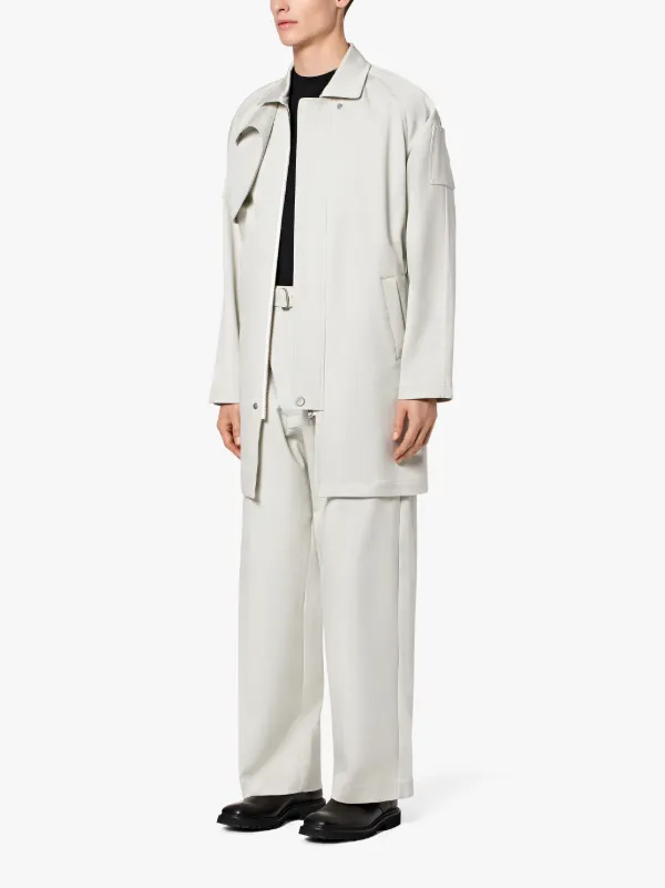 Off White Cotton 0004 Worker Trench Coat