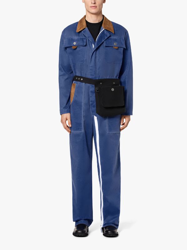 Placid Blue Waxed Cotton 0004 Jumpsuit