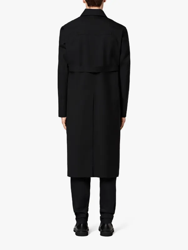 1017 ALYX 9SM black bonded wool formal coat