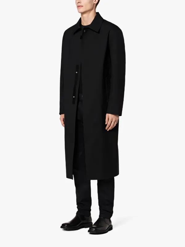 1017 ALYX 9SM black bonded wool formal coat