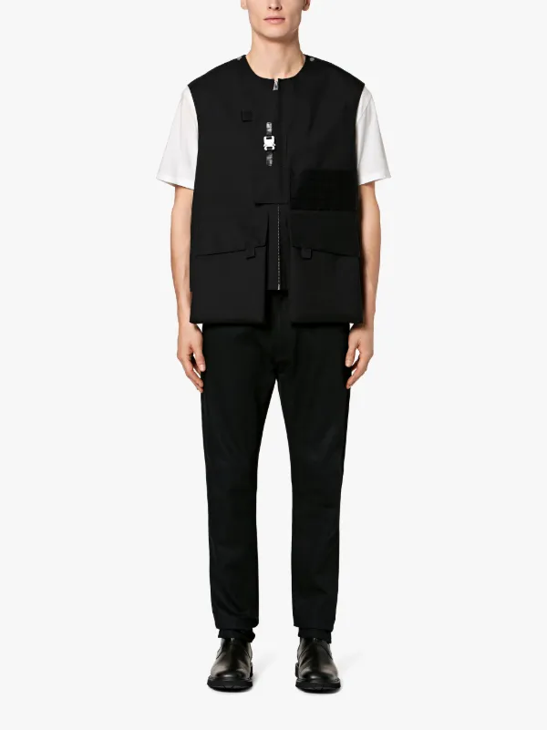 1017 ALYX 9SM black bonded wool vest