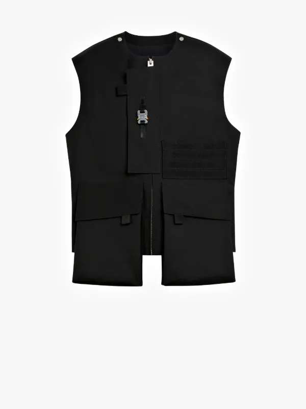 1017 ALYX 9SM black bonded wool vest