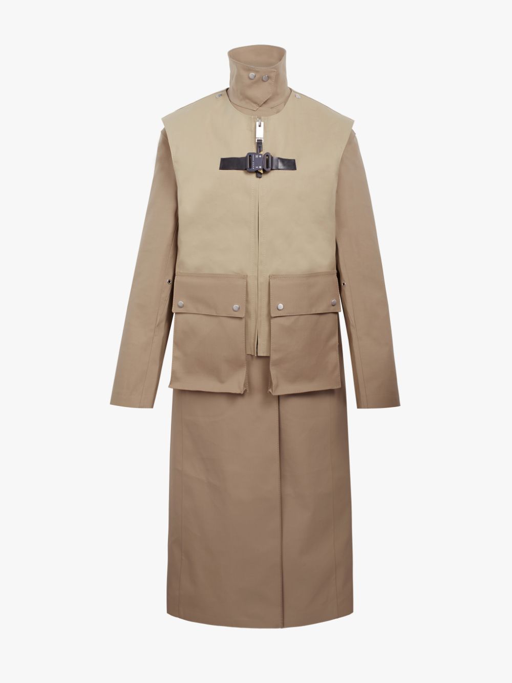 1017 ALYX 9SM Fawn Bonded Cotton Formal Coat | Mackintosh