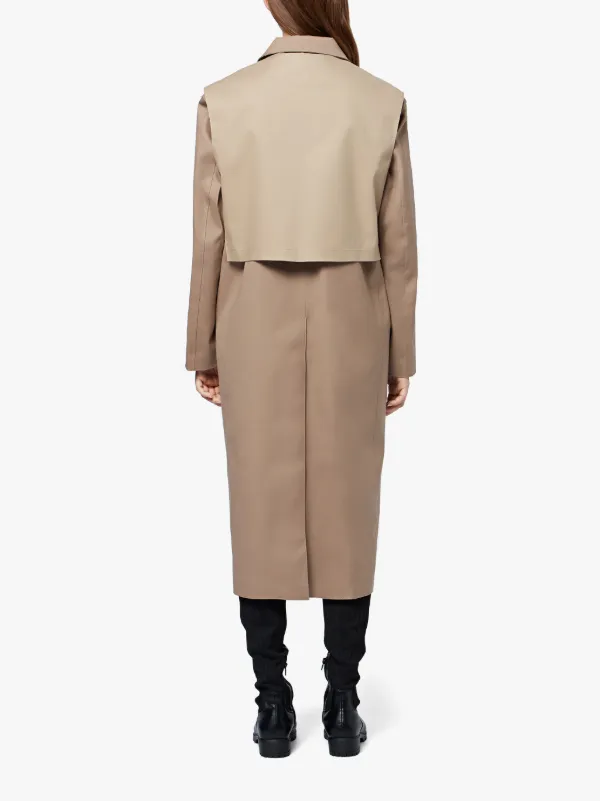 1017 ALYX 9SM Fawn Bonded Cotton Formal Coat