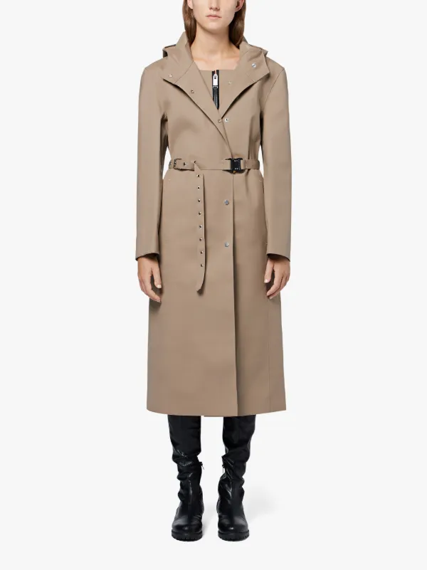 1017 ALYX 9SM Fawn Bonded Cotton Hooded Coat 