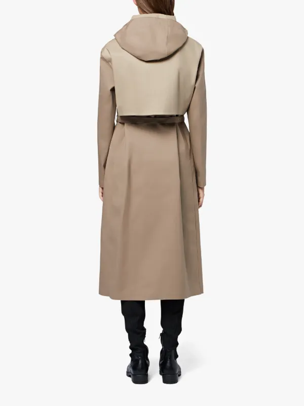 1017 ALYX 9SM Fawn Bonded Cotton Hooded Coat 