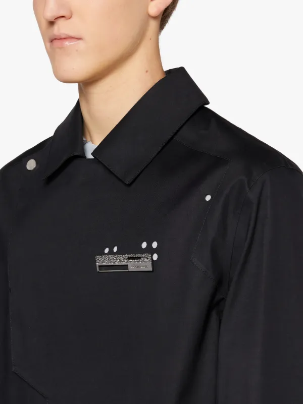 A-COLD-WALL* Black Bonded Cotton Coat
