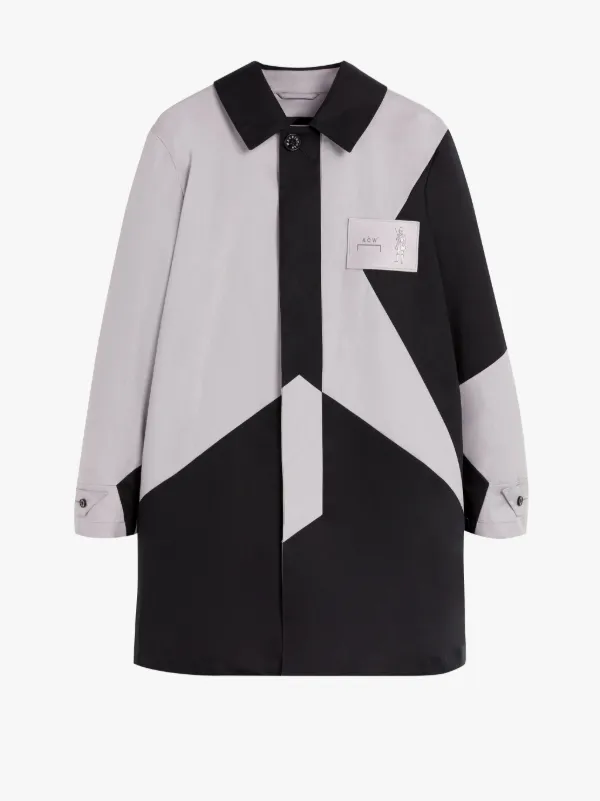 A-COLD-WALL* | Grey & Black RAINTEC Cotton Short Coat