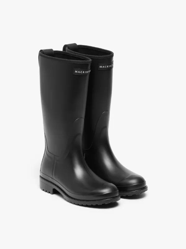 ABINGTON Black Short Wellington Boots | LB-1002