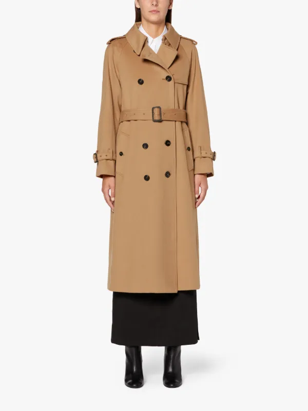 Camel wool clearance trench coat womens