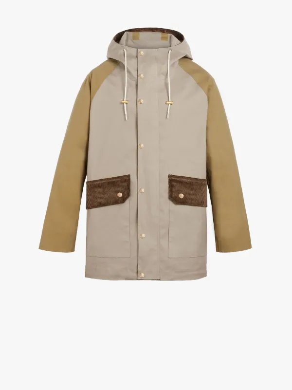 ARROCHAR Fawn Bonded Cotton Oversized Field Parka | GR-1009