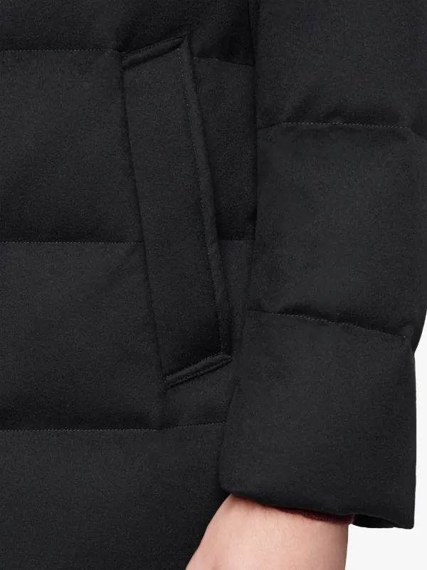 AUCHAVAN Black Storm System Wool Down Jacket | GD-001