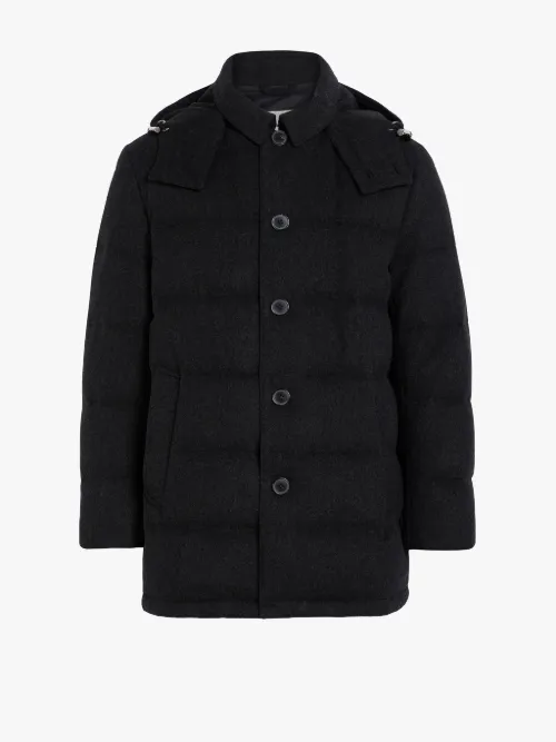 wool and down coat
