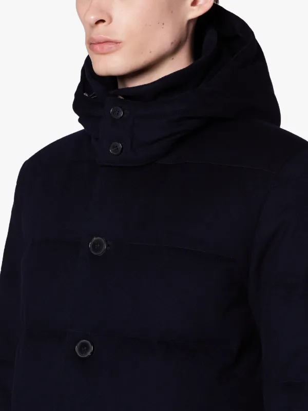 AUCHAVAN Navy Storm System Wool Down Jacket | GD-001