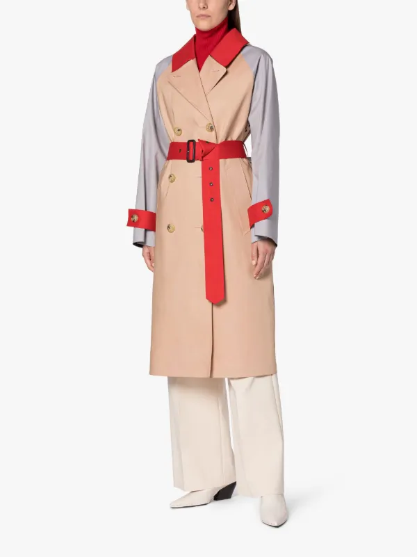 AVA Maple Sugar Bonded Cotton Trench Coat