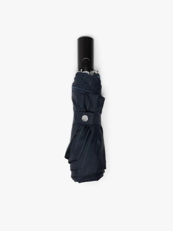 AYR Navy Pinstripe Automatic Telescopic Umbrella | ACC-027