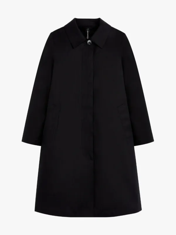 BANTON Black RAINTEC Cotton Coat | LM-1057