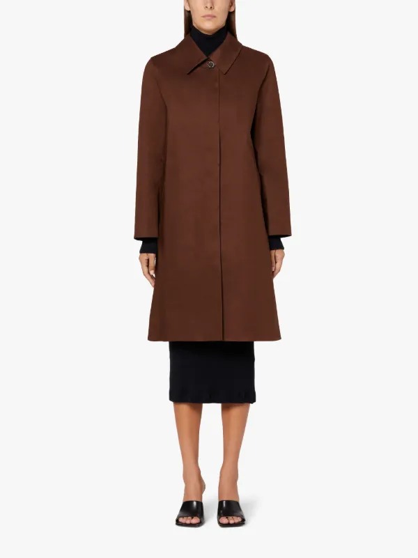 BANTON Brown Bonded Cotton Coat | LR-1032