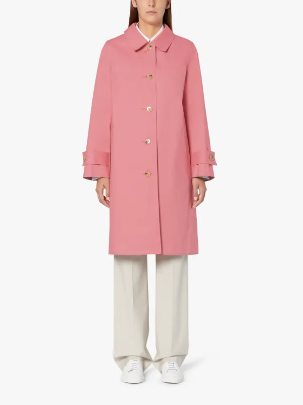 BANTON Fawn Raw Edge Bonded Cotton Coat | LR-1022