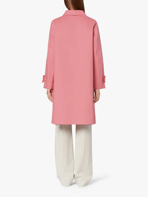 BANTON Fawn Raw Edge Bonded Cotton Coat | LR-1022