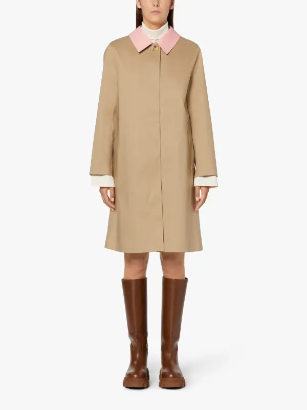 BANTON Fawn x Pink Bonded Cotton Coat | LRC-013