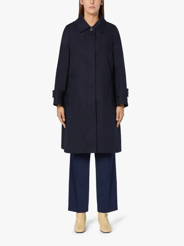 BANTON Navy RAINTEC Cotton Coat | LM-1057B