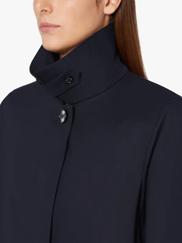 BANTON Navy RAINTEC Cotton Coat | LM-1057B