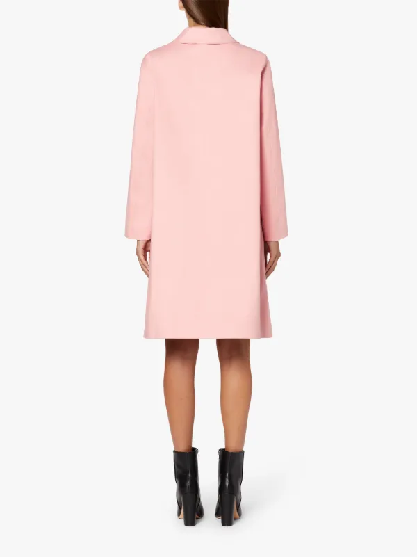 BANTON Pink Bonded Cotton Coat | LR-1032