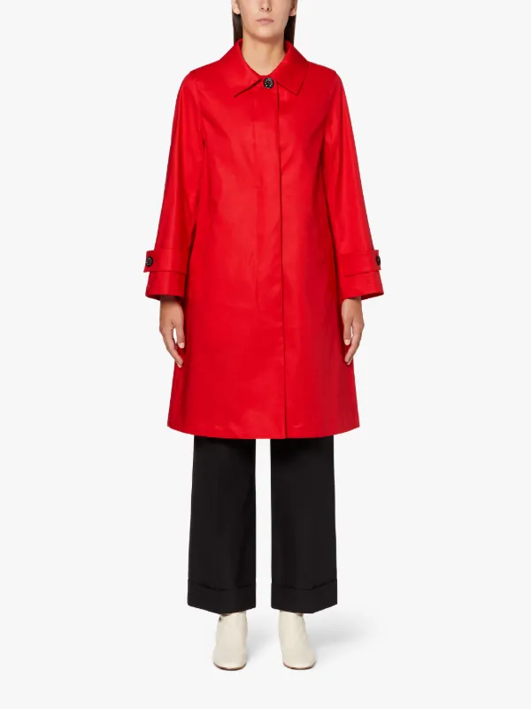 BANTON Red RAINTEC Cotton Coat | LM-1057B